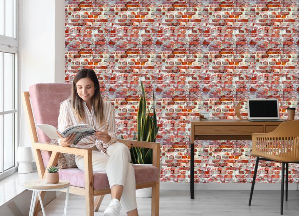 Behang Stenen Muur - Afbeelding 7