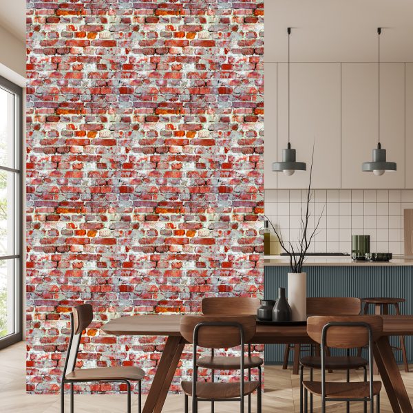 Behang Stenen Muur - Afbeelding 4