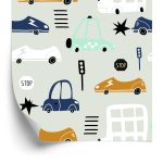 Behang Voor Kinderen - Auto's, Auto's
