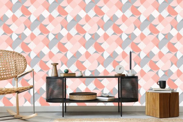 Behang Abstract Geometrisch Mozaïek - Afbeelding 5