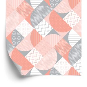 Behang Abstract Geometrisch Mozaïek