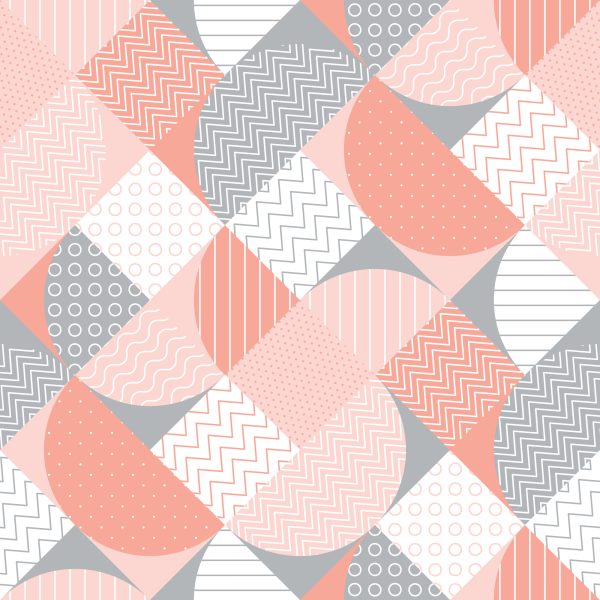 Behang Abstract Geometrisch Mozaïek - Afbeelding 2