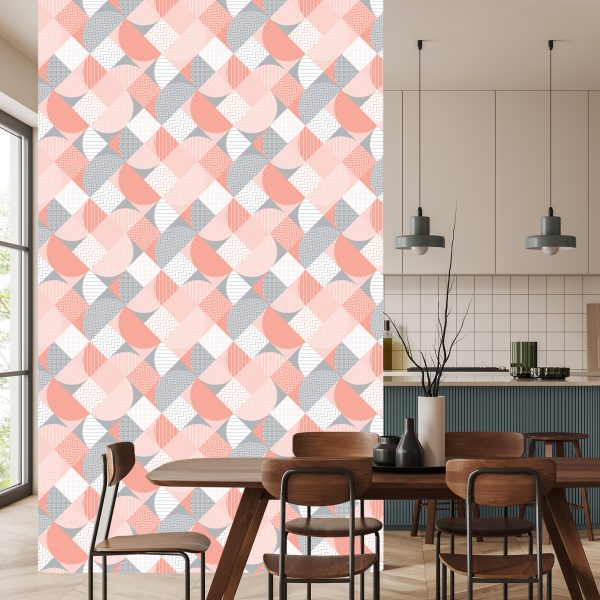 Behang Abstract Geometrisch Mozaïek - Afbeelding 4
