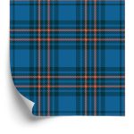 Behang Modieuze Kleurrijke Schotse Plaid