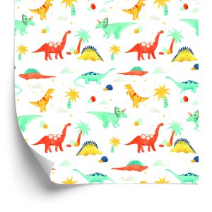 Behang Voor Kinderen - Dinosaurussen