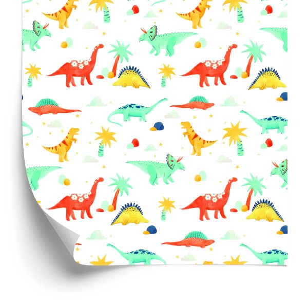 Behang Voor Kinderen - Dinosaurussen