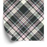 Behang Mooie Plaid In Pastelkleuren