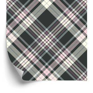 Behang Mooie Plaid In Pastelkleuren