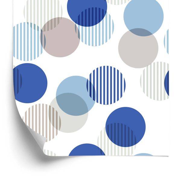 Behang Moderne Abstracte Stippen