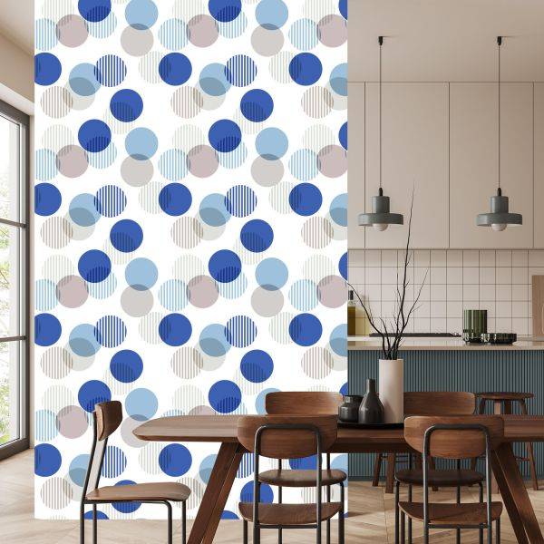 Behang Moderne Abstracte Stippen - Afbeelding 4