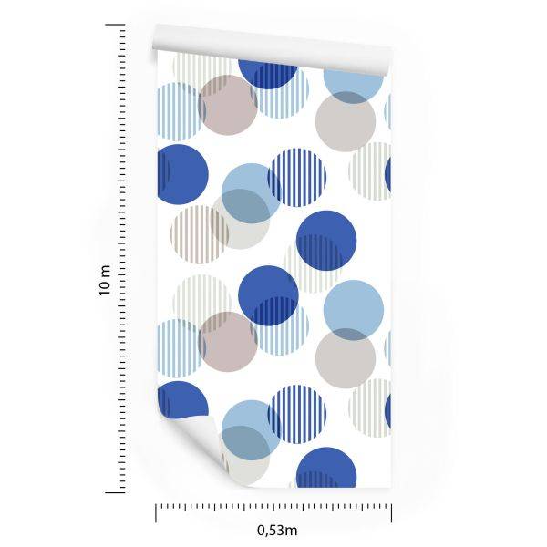 Behang Moderne Abstracte Stippen - Afbeelding 8