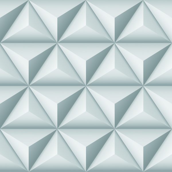 Behang Modernistische Piramides - 3D-Effect - Afbeelding 2
