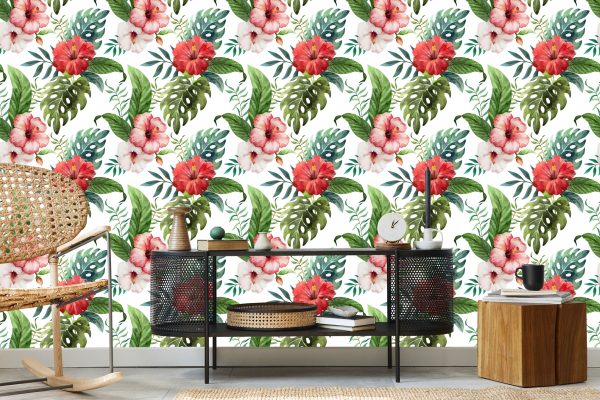 Behang Kleurrijke Bloemen - Afbeelding 5