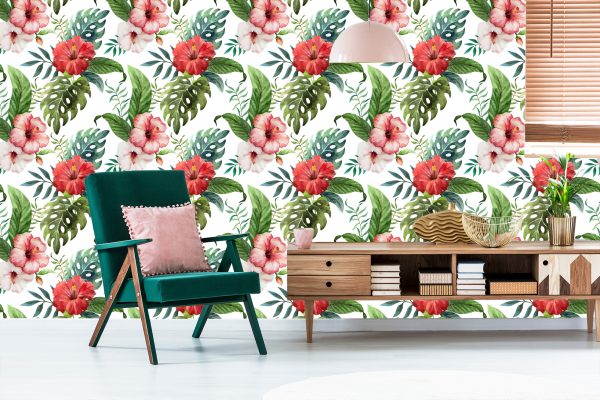 Behang Kleurrijke Bloemen - Afbeelding 6