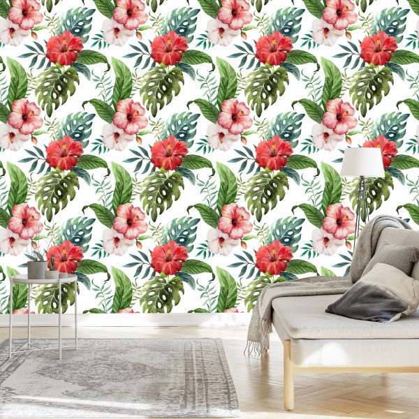 Behang Kleurrijke Bloemen - Afbeelding 3