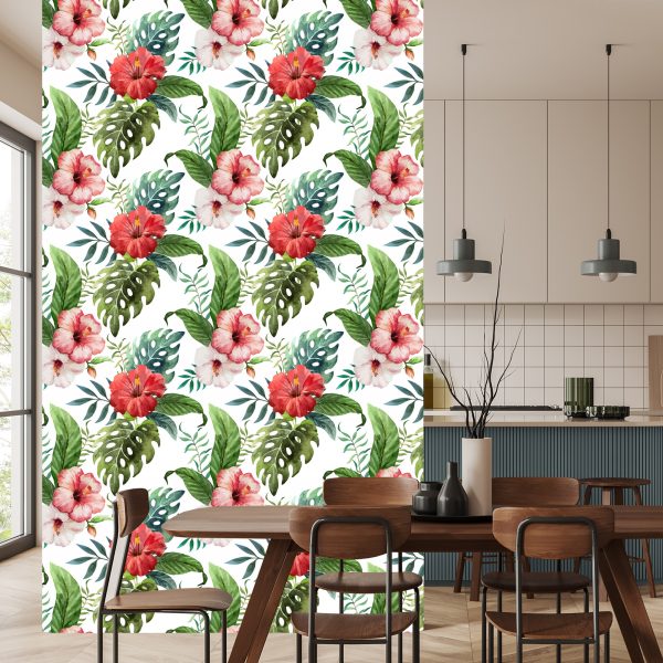 Behang Kleurrijke Bloemen - Afbeelding 4