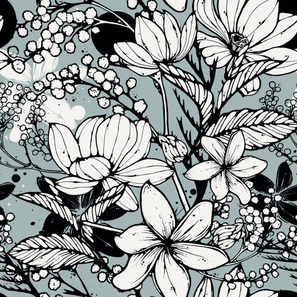 Behang Prachtige Lentebloemen - Afbeelding 2