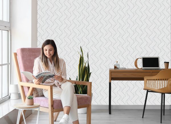 Behang Modern Geometrisch Patroon - Afbeelding 7