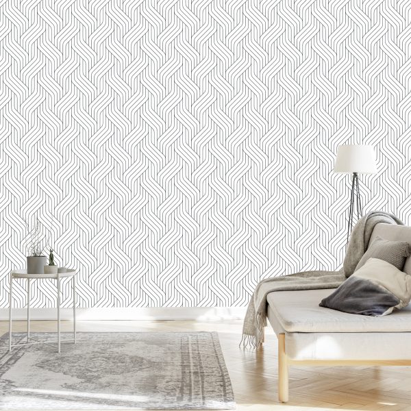 Behang Modern Geometrisch Patroon - Afbeelding 3