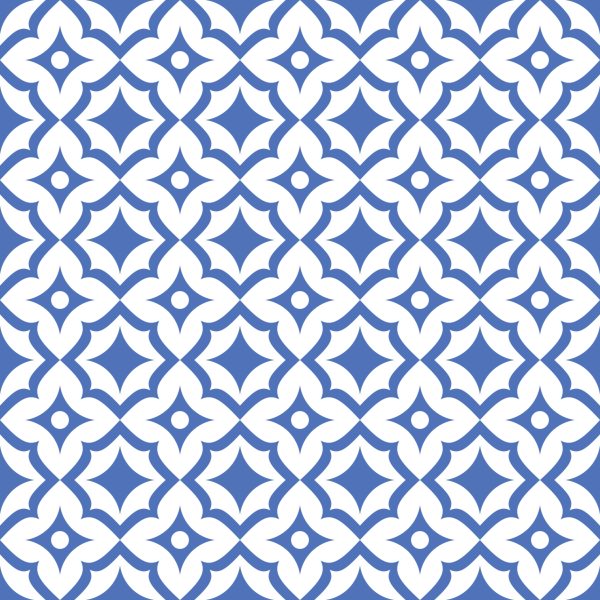 Behang Abstracte Ornamenten In Retrostijl - Afbeelding 2