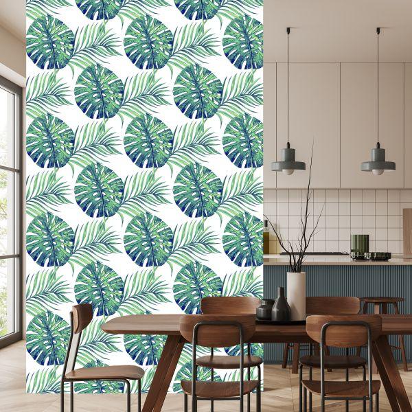 Behang Bladeren Van Exotische Planten / 241985020 - Afbeelding 4
