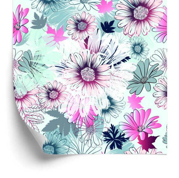 Behang Prachtige Kleurrijke Lentebloemen