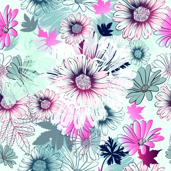Behang Prachtige Kleurrijke Lentebloemen - Afbeelding 2