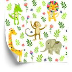 Behang Voor Kinderen - Jungledieren