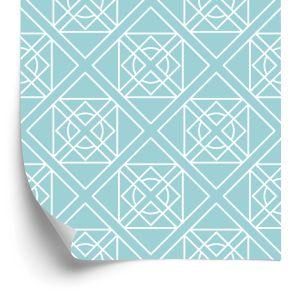 Behang Modernistische Geometrische Ornamenten