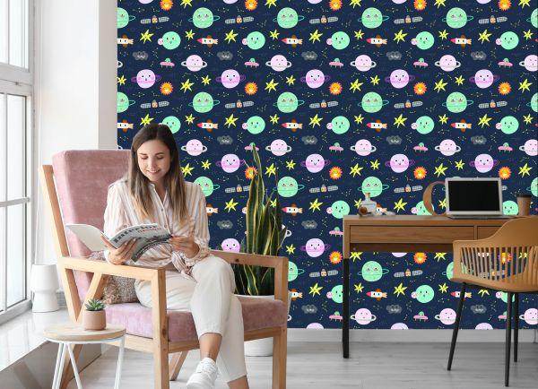 Behang Voor Kinderen - Een Ruimte In Scandinavische Stijl - Afbeelding 7