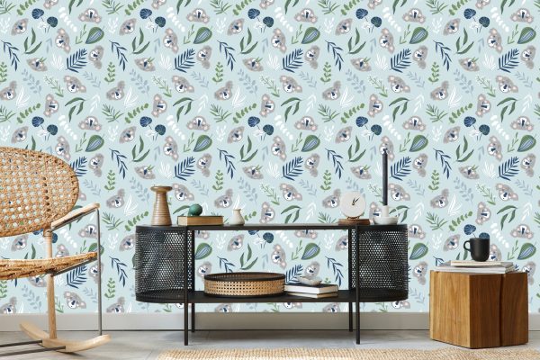 Behang Voor Kinderen - Koala's En Planten - Afbeelding 5