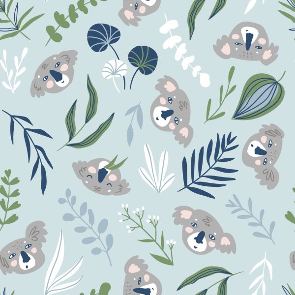 Behang Voor Kinderen - Koala's En Planten - Afbeelding 2