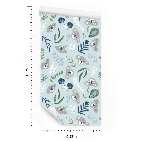 Behang Voor Kinderen - Koala's En Planten - Afbeelding 8