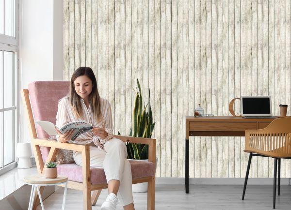 Behang Houten Planken - Afbeelding 7