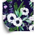 Behang Prachtige Bloeiende Anemonen