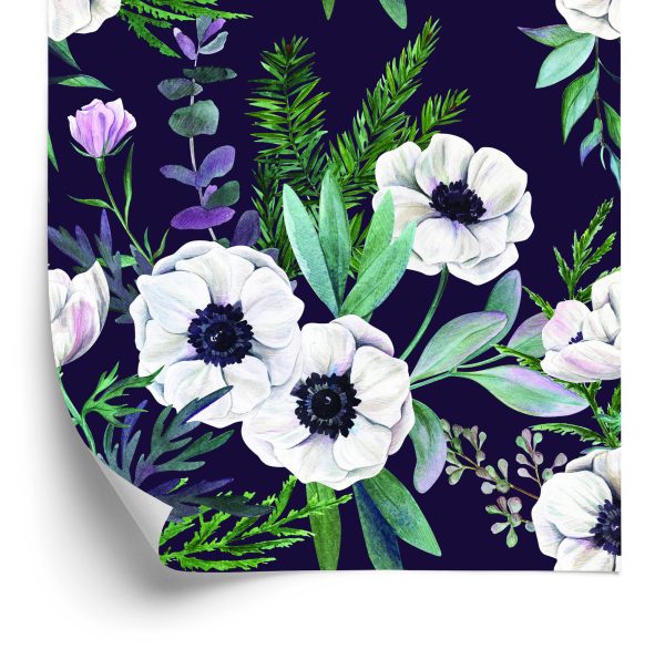 Behang Prachtige Bloeiende Anemonen
