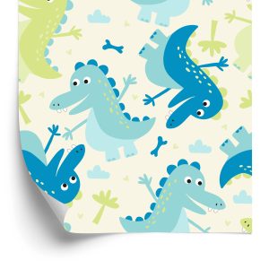 Behang Voor Kinderen - Dinosaurussen