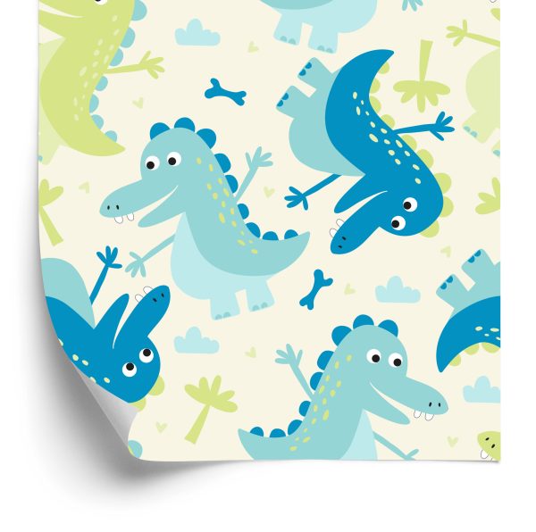 Behang Voor Kinderen - Dinosaurussen