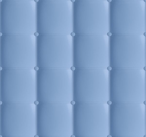 Behang Blauw Gewatteerd Patroon - Afbeelding 2