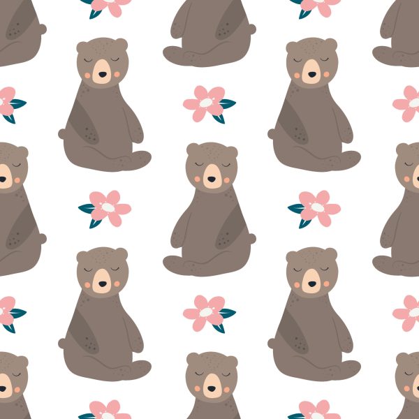 Behang Voor Kinderen - Mooie Teddyberen - Afbeelding 2