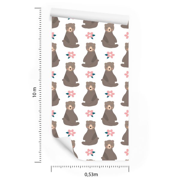 Behang Voor Kinderen - Mooie Teddyberen - Afbeelding 8