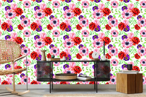 Behang Kleurrijke Boterbloemen - Afbeelding 5