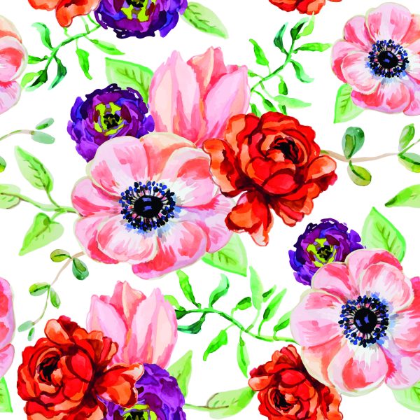 Behang Kleurrijke Boterbloemen - Afbeelding 2