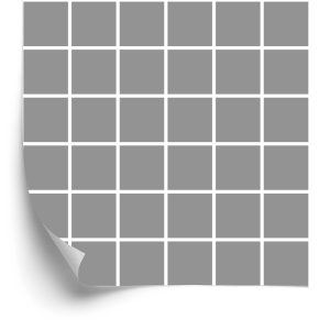 Wallpaper Modern Minimalistesch Grey - White Check