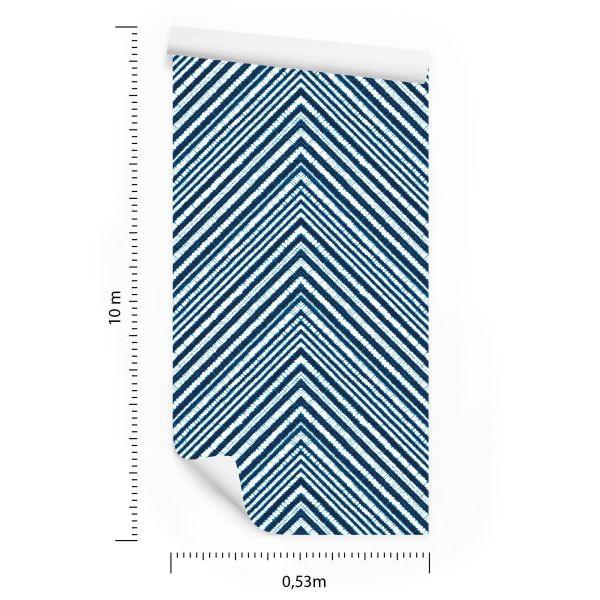 Behang Geometrisch - Retro Zigzag - Afbeelding 8