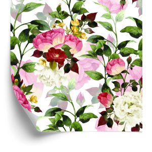 Behang Prachtige Kleurrijke Bloemen