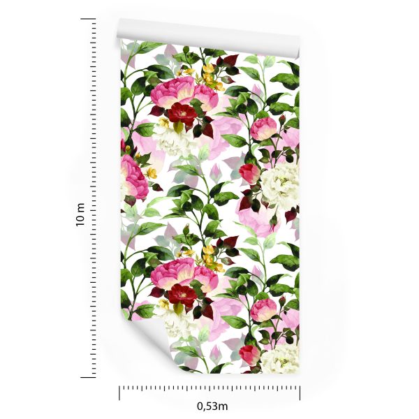 Behang Prachtige Kleurrijke Bloemen - Afbeelding 8
