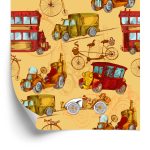 Behang Voor Kinderen - Oldtimers En Oldtimers