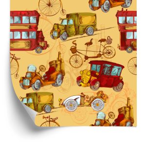 Behang Voor Kinderen - Oldtimers En Oldtimers