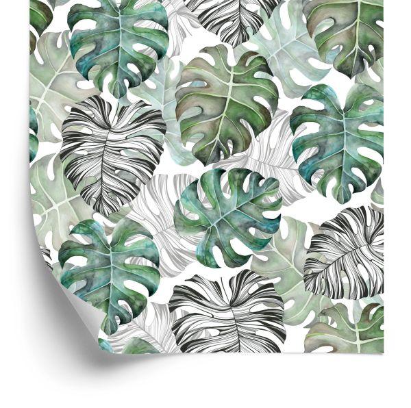 Behang Monstera Vertrekt
